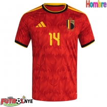 Camiseta Bélgica Dodi Lukebakio #14 Primera Equipación Mundial 2026 manga corta